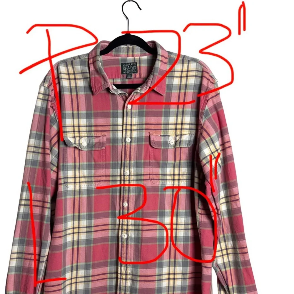 J.Crew Amherst Plaid Flannel – XL